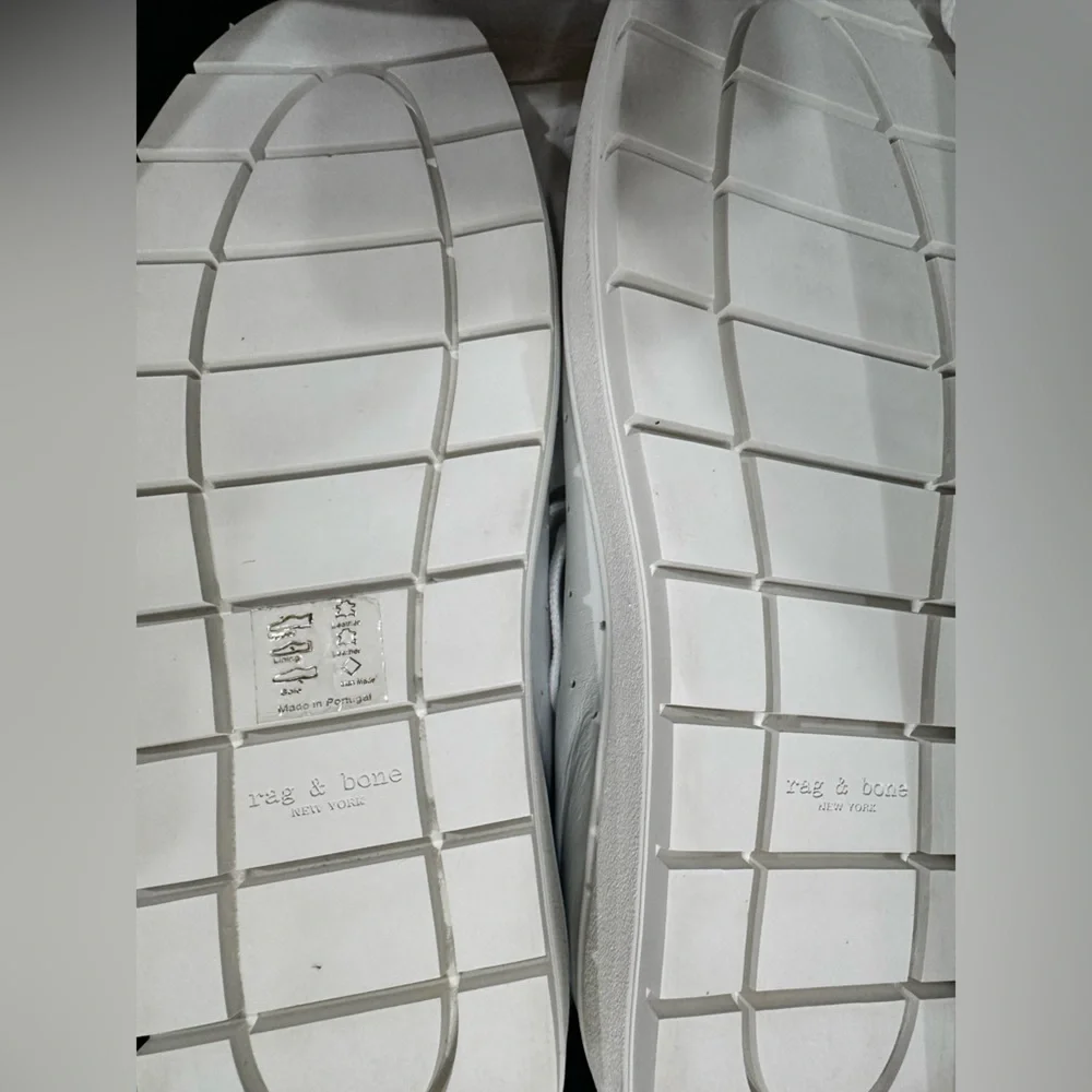 Rag & Bone Women's White Sneakers 41 US 11 - Picture 3 of 6